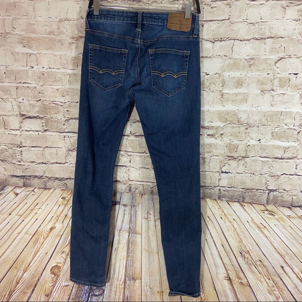 Men’s American Eagle knee slit skinny jean 30 x 32 - Picture 8 of 11